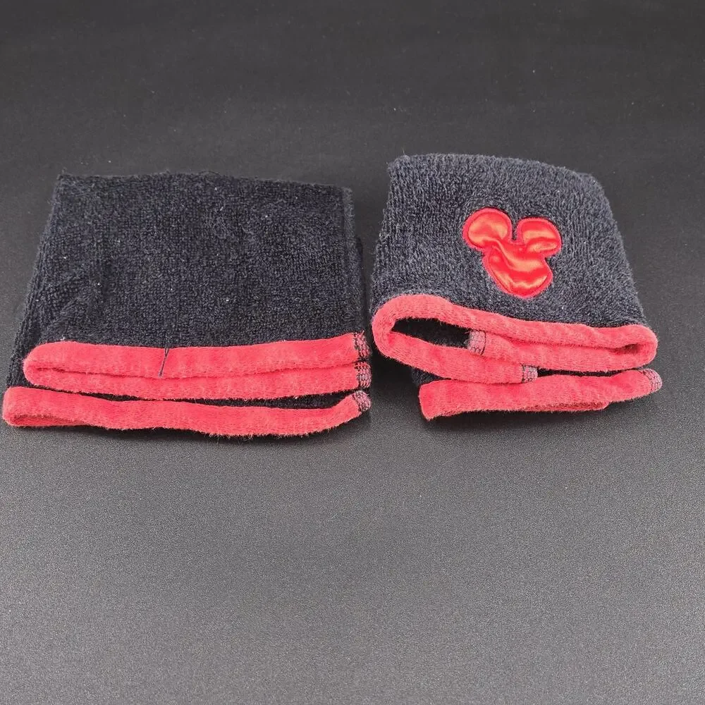 12 Disney Mickey Mouse Wash Clothes Red White Black Salmon